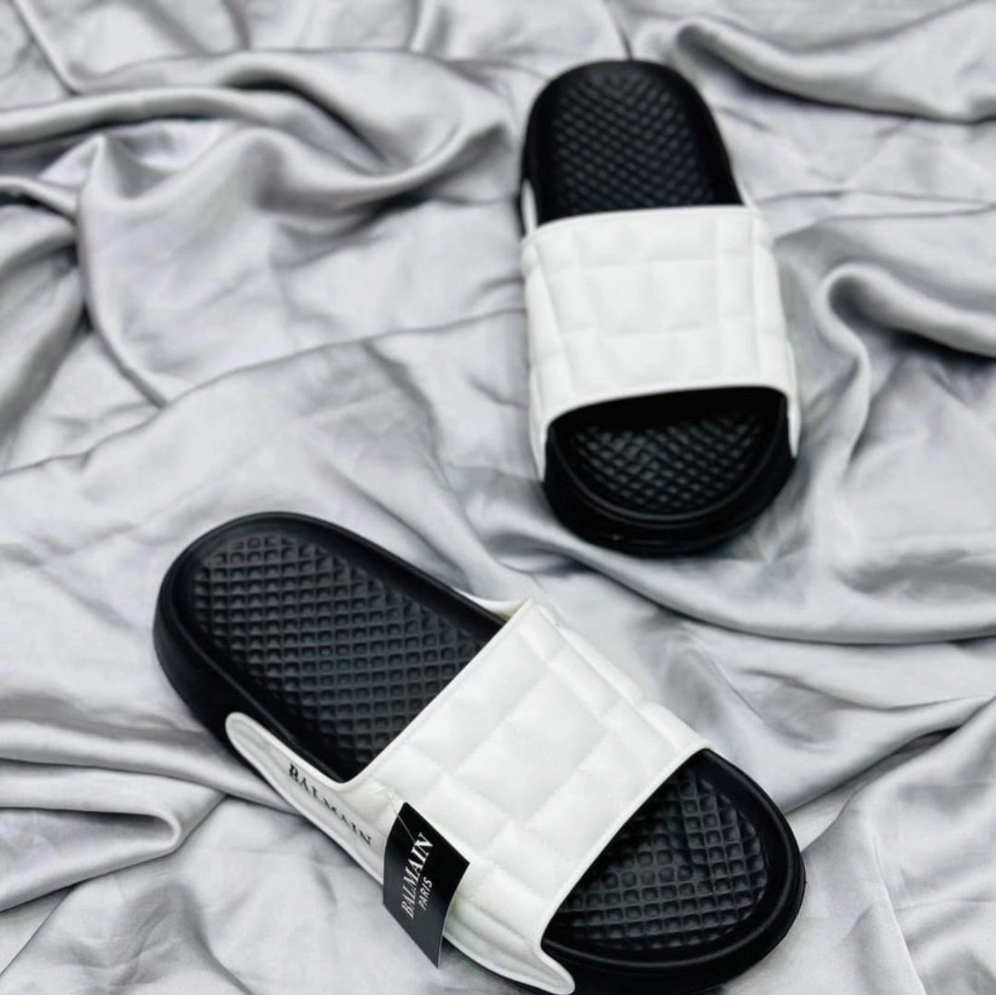 Buy Trending Balmain Slides for Men | Soft Casual Slippers.