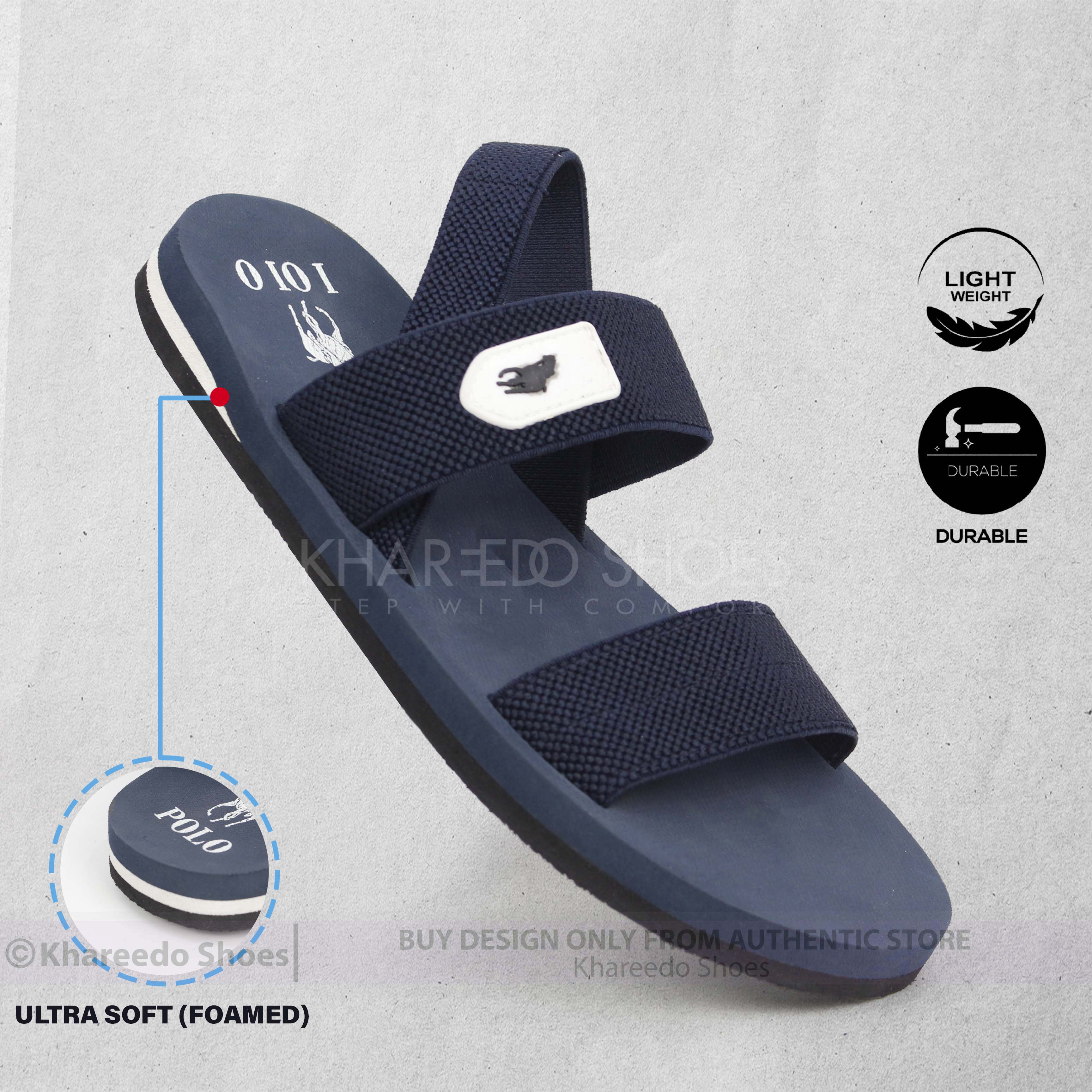 Mens Sandals Soft Sole Slippers Non Slip Chappal For Boys