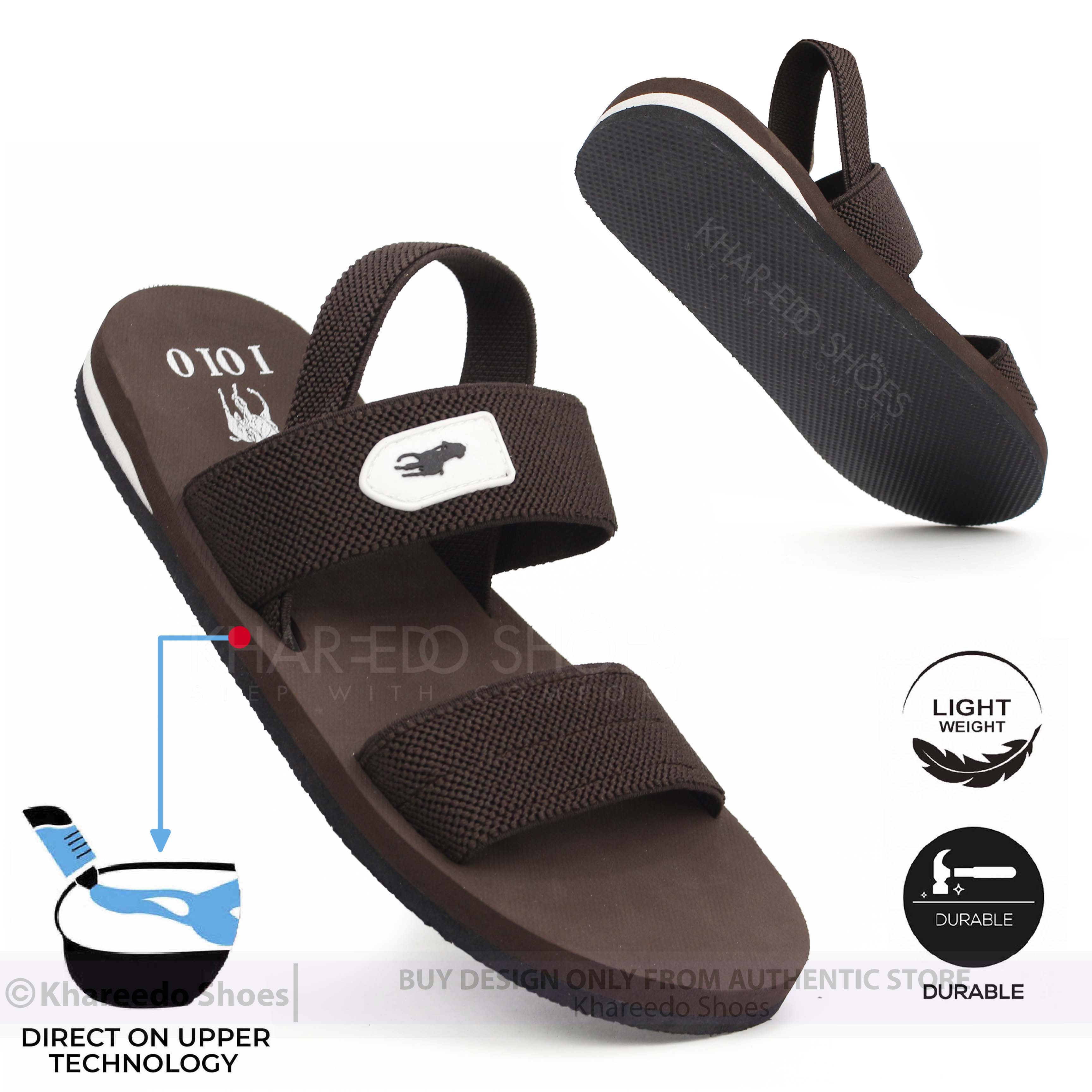 Mens Sandals Soft Sole Slippers Non Slip Chappal For Boys