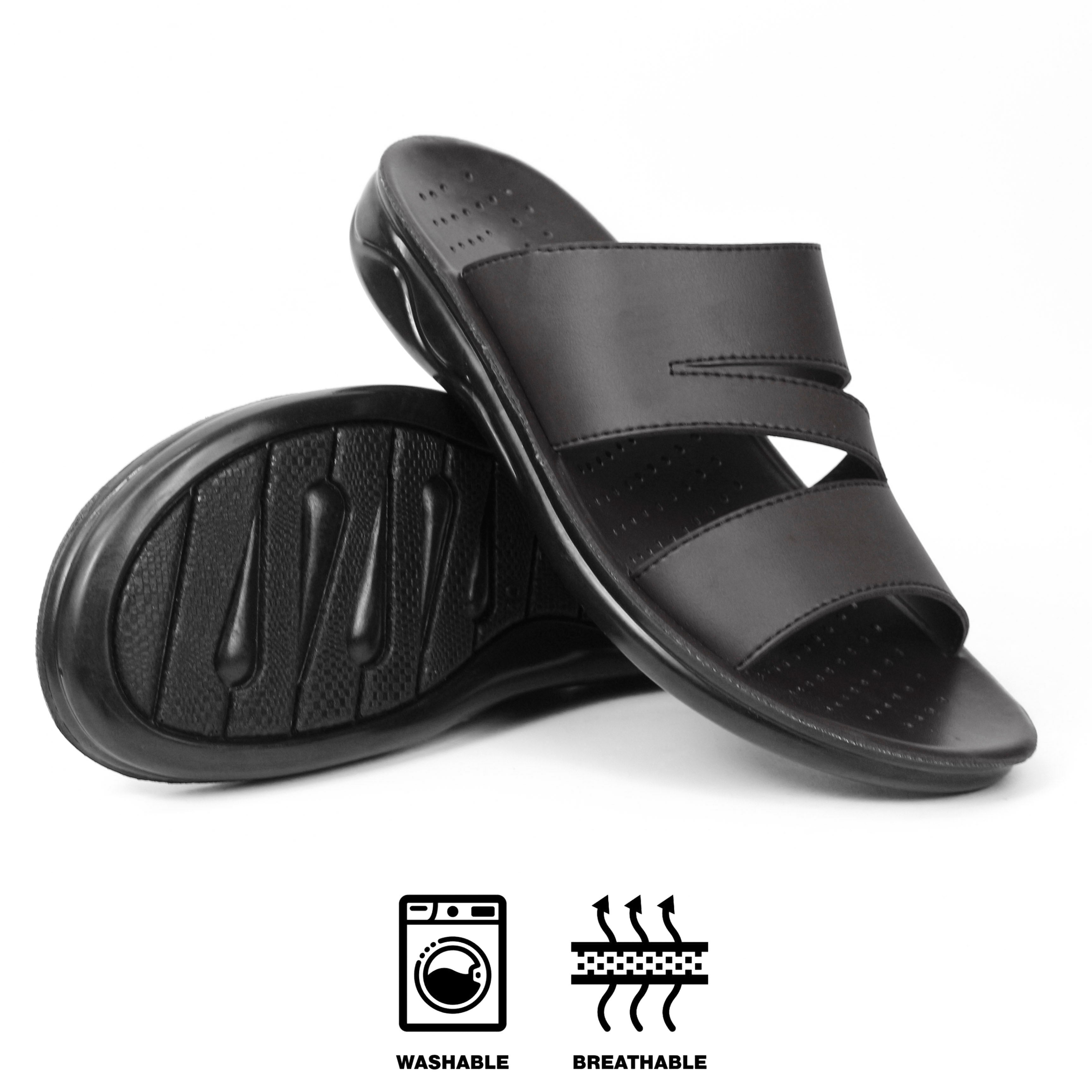 Mens Slippers Non Slip Double Strap Comfortable Chappal For Boys