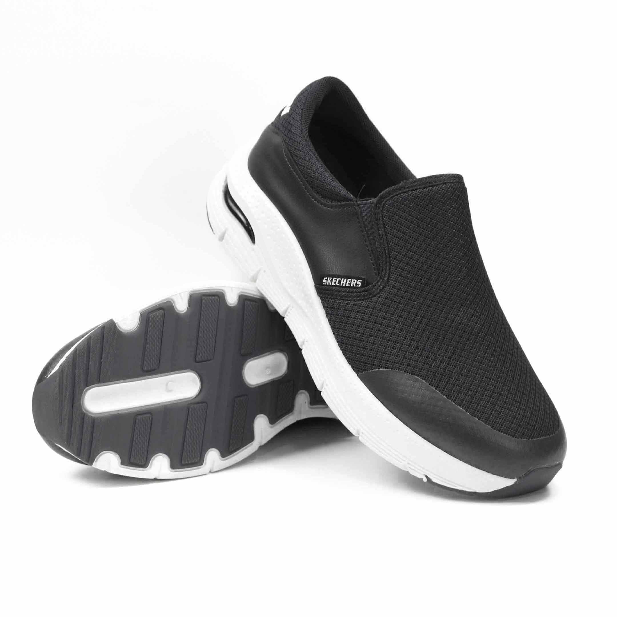 مردوں کے لیے ComfortFit Slip-on Sneakers - واٹر پروف، پائیدار، روزانہ پہننے والے جوتے (Skechers سے متاثر، سیاہ، نیلے، گرے میں دستیاب)