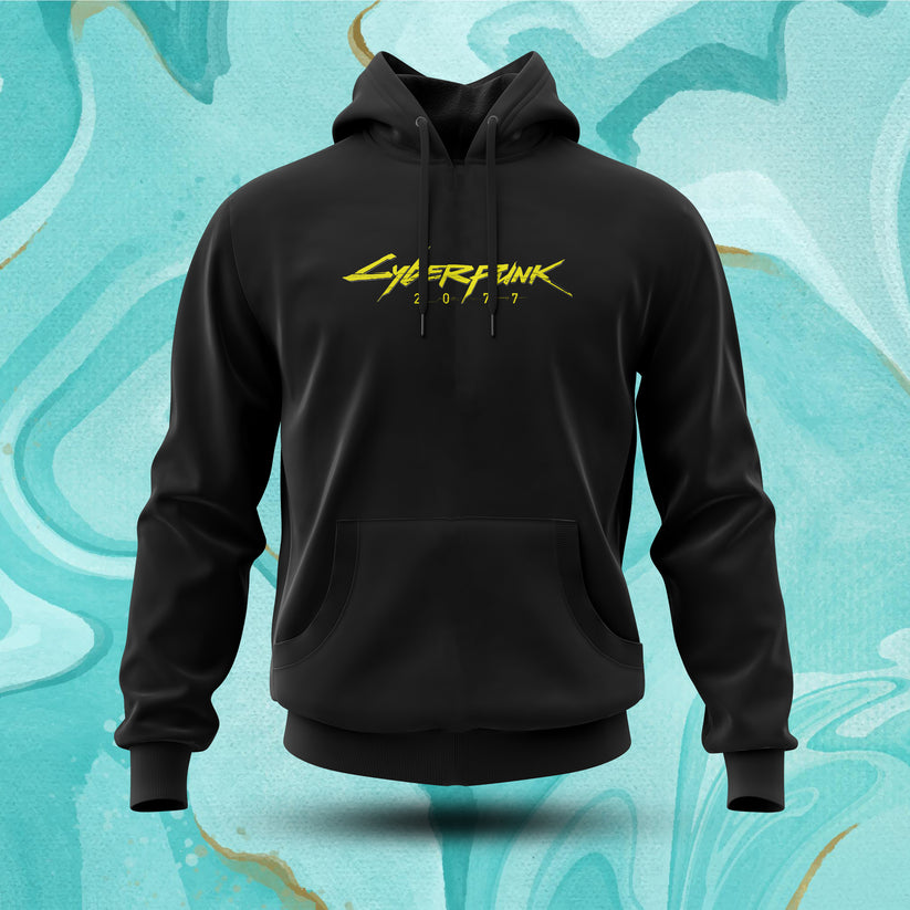 Cyber Punk Yellow Hoodie