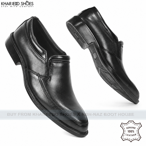 Slip-In Cow Leather Formal Shoes For Men | Oxford Shoes - [2876-39/44]