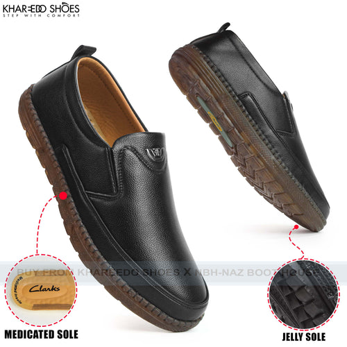 Buy Medicated Jel Sole Semi Formal Shoes | Casual Mocassions For Men - [1088-39/44]