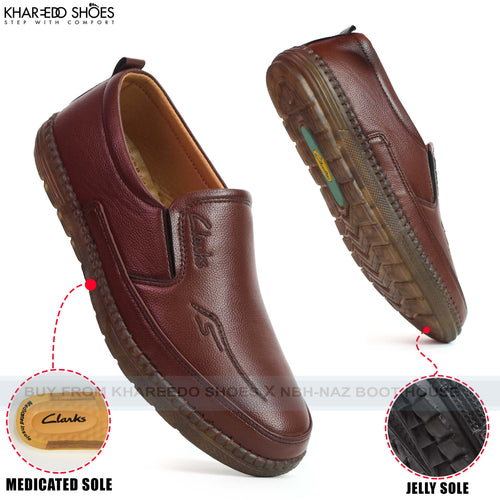 Buy Medicated Jel Sole Semi Formal Shoes | Casual Mocassions For Men - [1087-39/44]