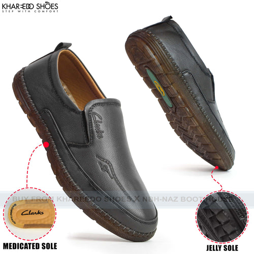 Buy Medicated Jel Sole Semi Formal Shoes | Casual Mocassions For Men - [1087-39/44]