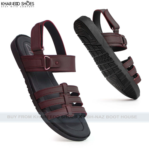 Leather Toe Slippers For Men | Men's Comfortable Slippers - [803-40/45]