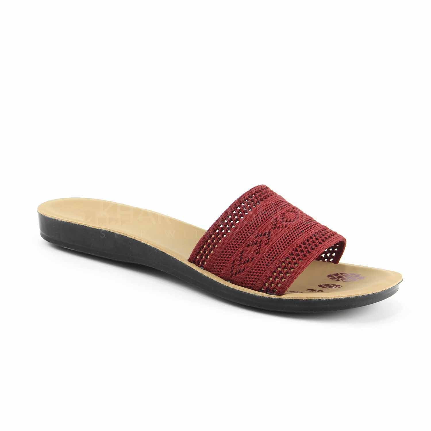 Slippers For Women | Fabric Upper And Non-Slip Slides For Ladies - Flip Flops For Girls