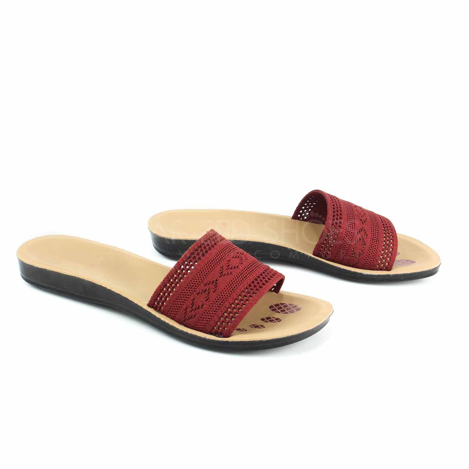 Slippers For Women | Fabric Upper And Non-Slip Slides For Ladies - Flip Flops For Girls