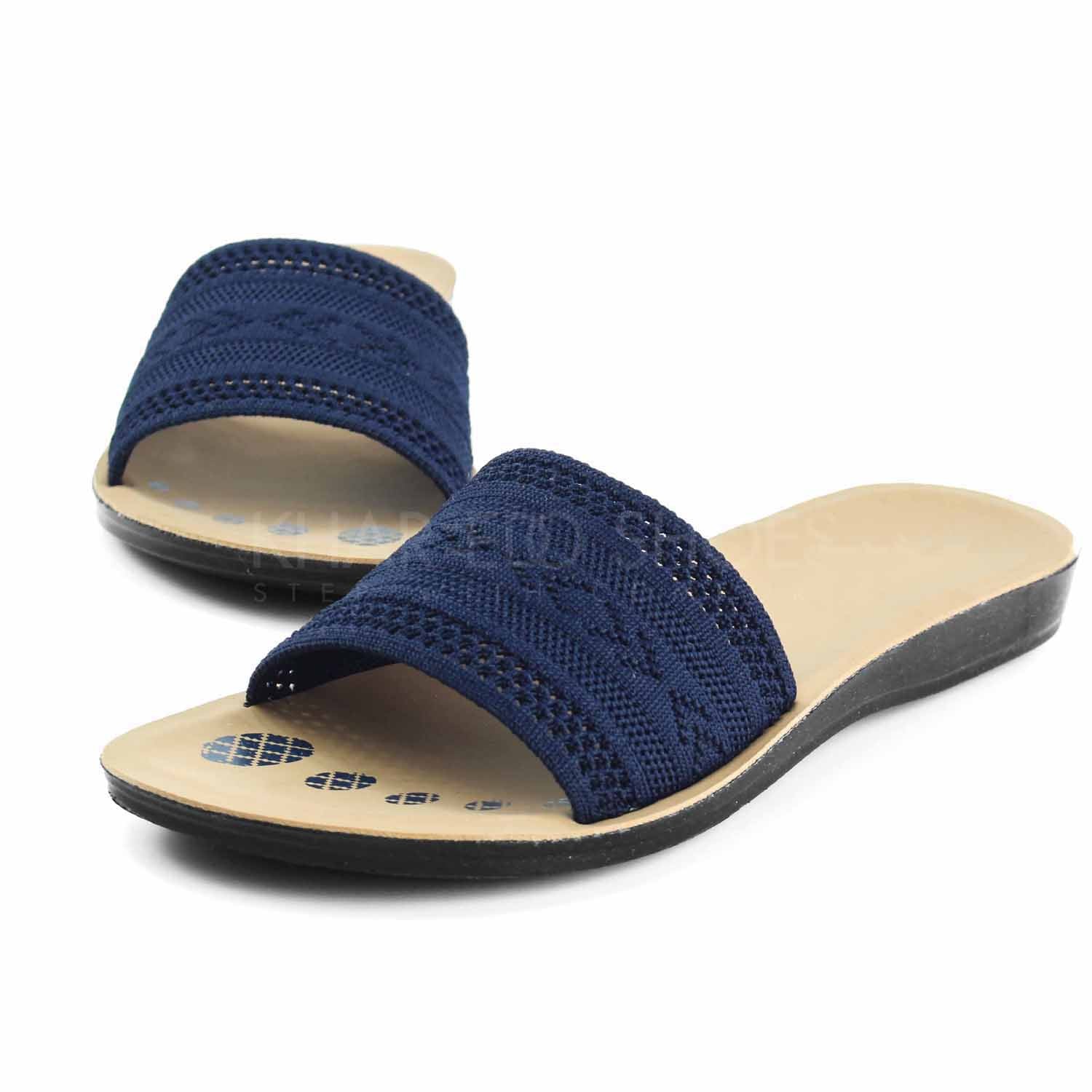 Slippers For Women | Fabric Upper And Non-Slip Slides For Ladies - Flip Flops For Girls