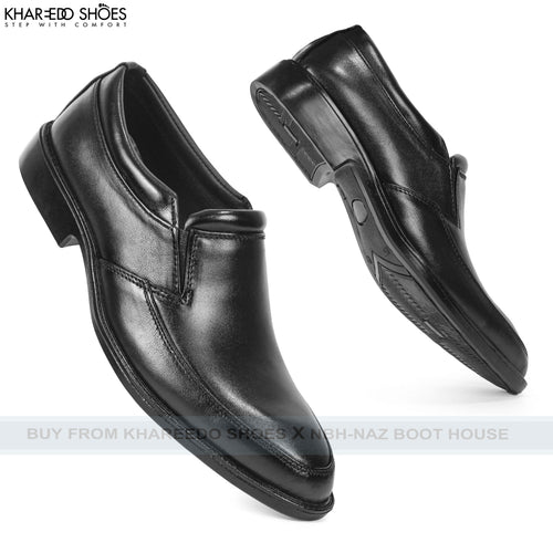 Slip-In Cow Leather Formal Shoes For Men | Oxford Shoes - [2876-39/44]