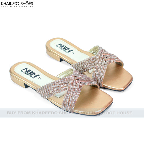 Women Elegant Daily Wear Slippers | Comfortable & Trendy - [446-36/41]