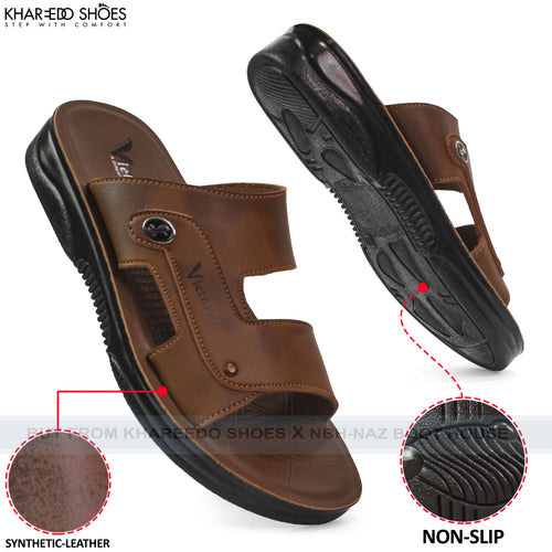 Casual Slippers For Men By Khareedo Shoes - [VT-7021-39/44]