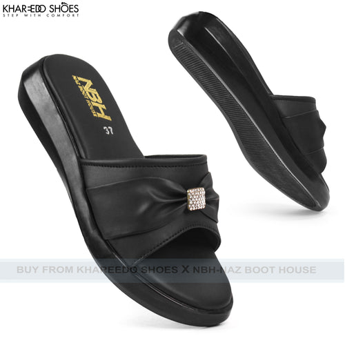 Women Cushioned Wedge Slippers | Daily & Office Wear Comfort - [4012-NBH-36/41]