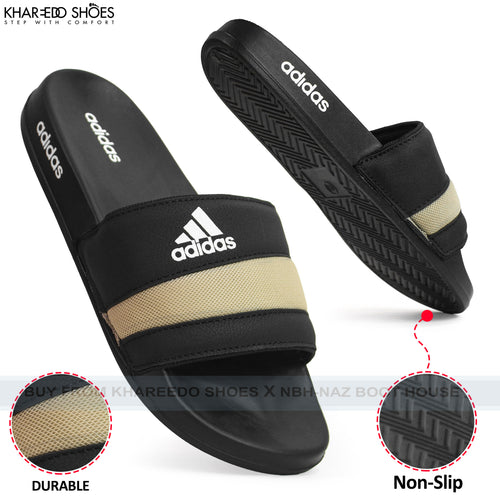 Premium AD Slides For Men | Imported Flipflop's/Slippers - [SL-JK0024-40/45]