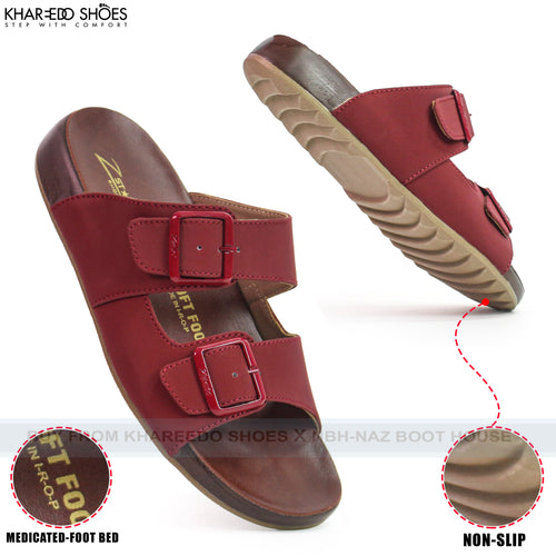 Medicated Women’s Slippers | Soft Orthopedic Comfort Slides - [BALY08-36/41]