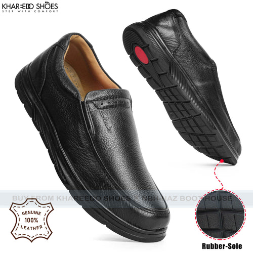 Genuine Leather Medicated casual & Formal Shoes For Men - [1078-39/47]