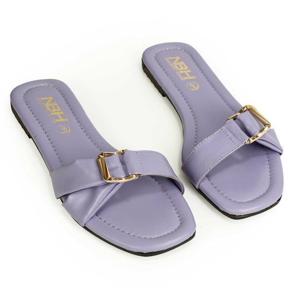 Buckled Flat Slippers For Women | Women's Flat Slippers - [440-36/41]