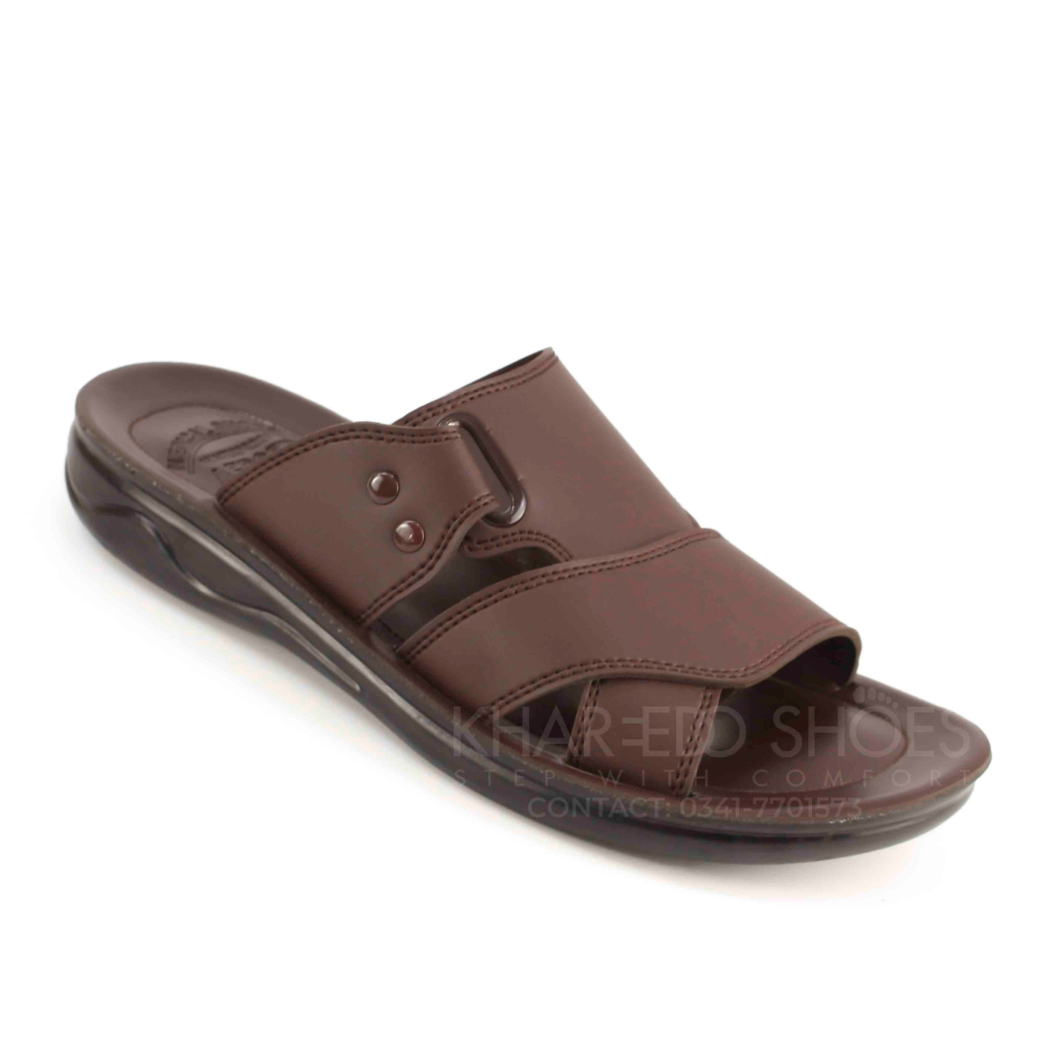 Mens Slippers Non Slip Buckle Strap Comfortable Chappal For Boys