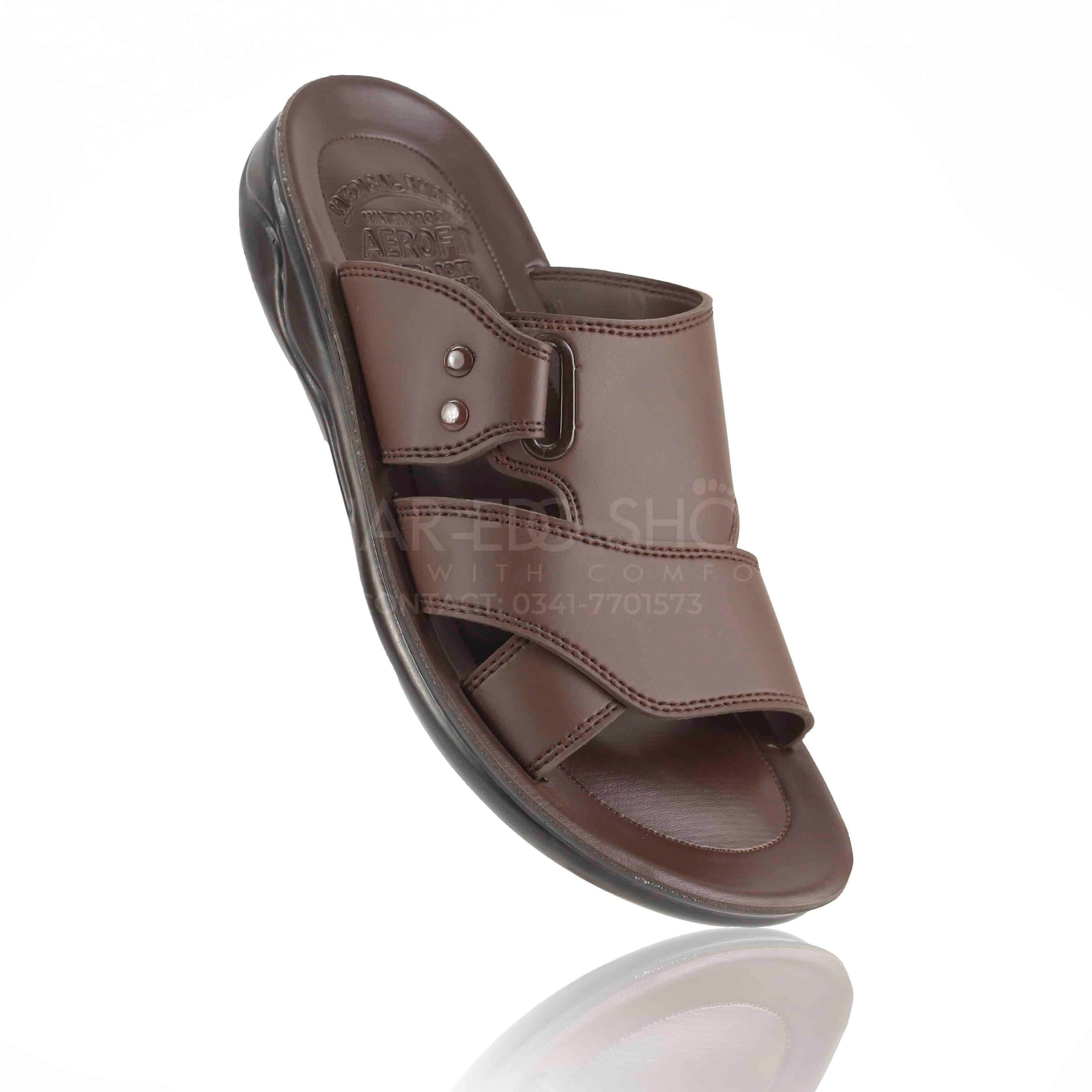 Mens Slippers Non Slip Buckle Strap Comfortable Chappal For Boys