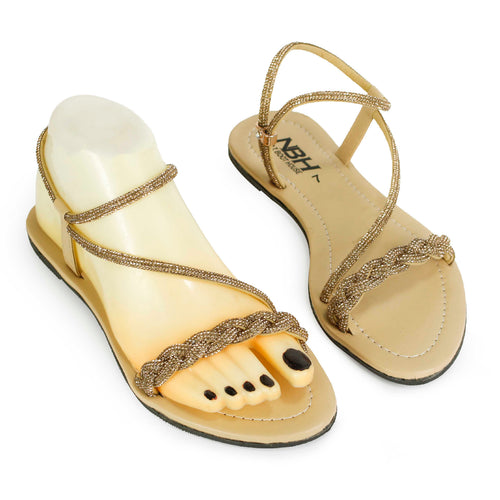 Fancy Flat Sandals For Women | Women's Flat Sandals - [612-37/42]