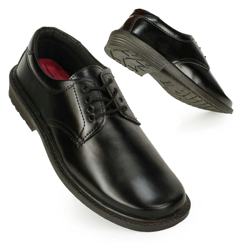 School Shoes [Size 39-44] For Men | Lace Up Polished Shoes - [Men"L"]