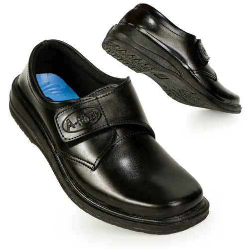 Black School Shoes For Boys | Boys Formal Footwear - [Ideal " M "]