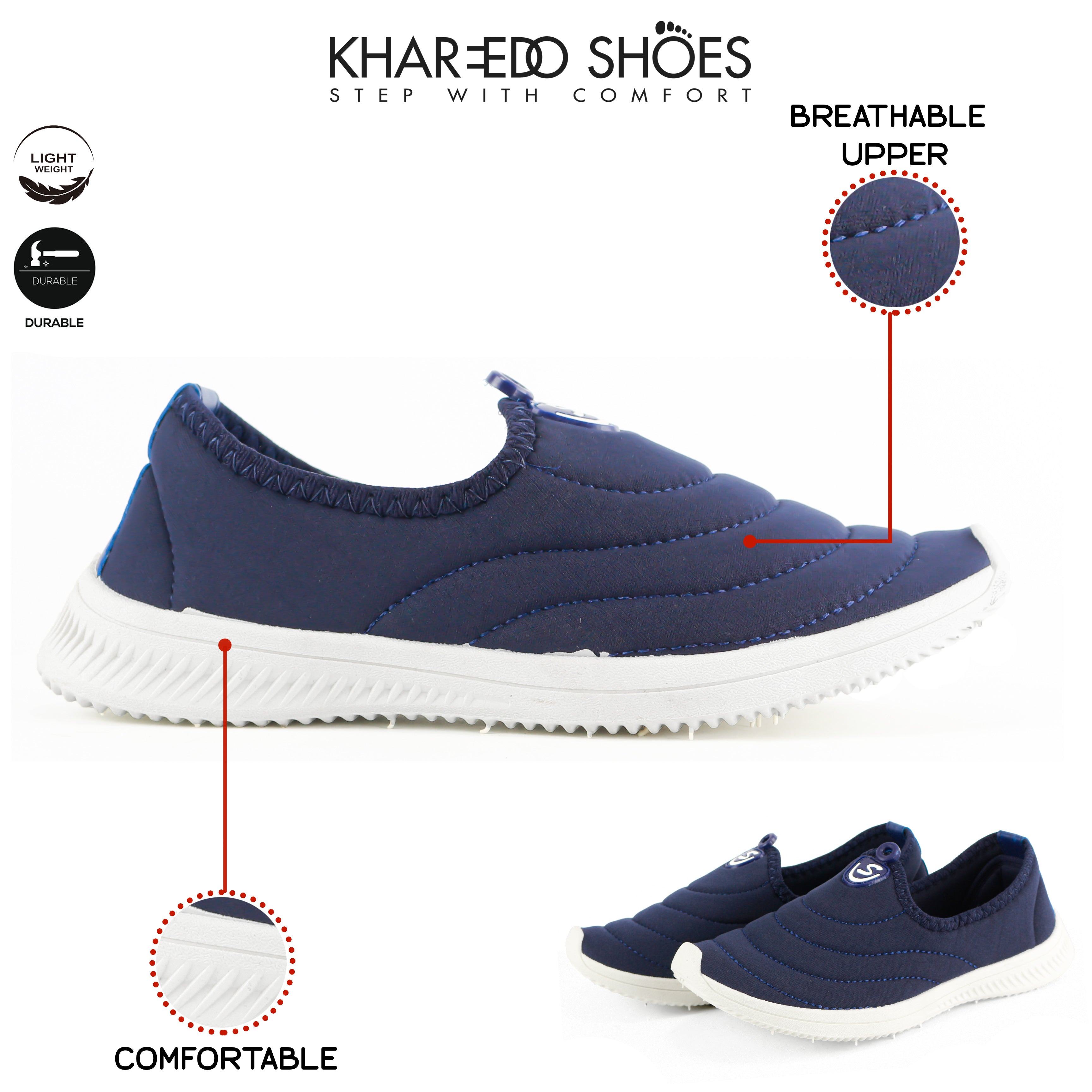 Buy Women's Sneakers - Skechers-Style Lightweight Casual Shoes