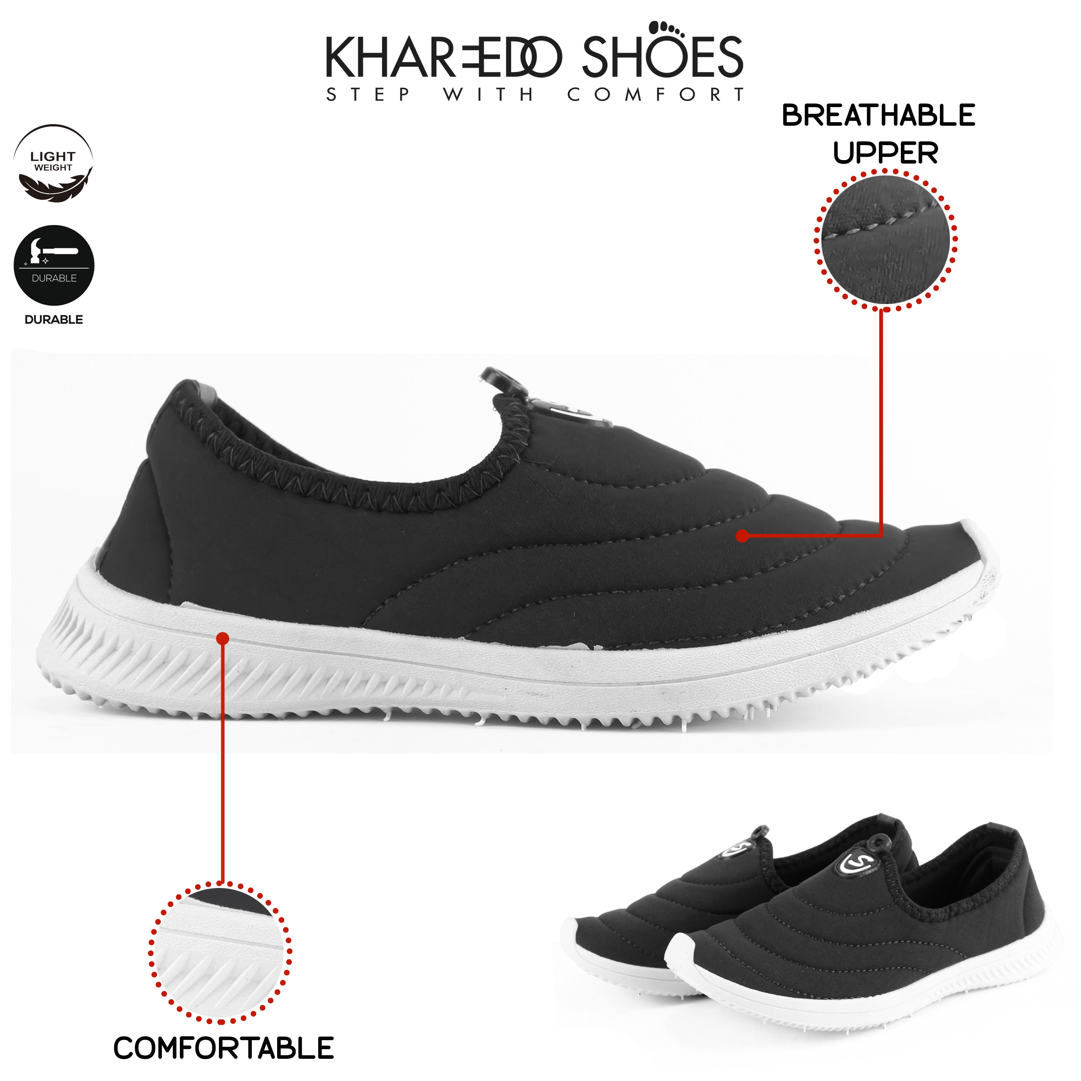 Buy Women's Sneakers - Skechers-Style Lightweight Casual Shoes