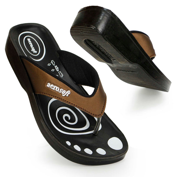 Orignal Aerosoft 0801 Made in Thailand Medicated Slipper for Women [0801-Aerosoft]
