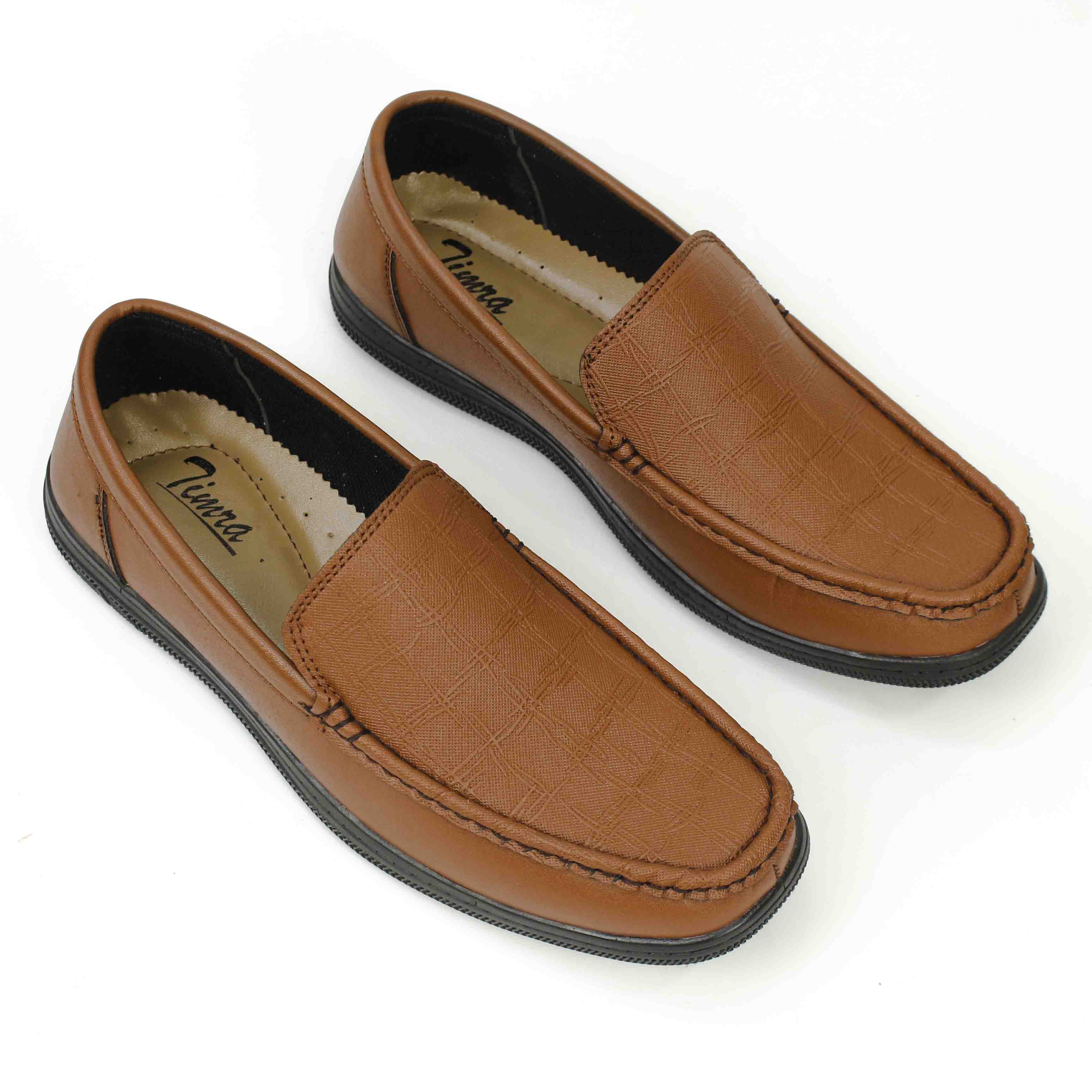 Mens Leather Formal Non Slip Loafer Shoes For Boys