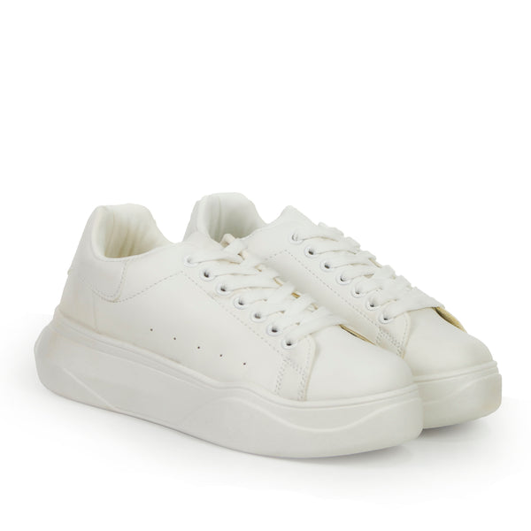 Joggers For Women | Women's White Sneakers - [Siwss1-36/41]