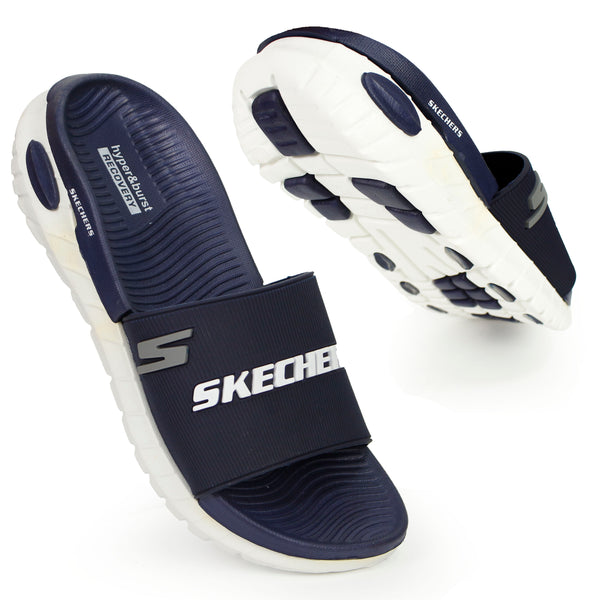 Imported Slides For Men | Men's Double Sole Slides - Slippers For Men [D501-40/44]