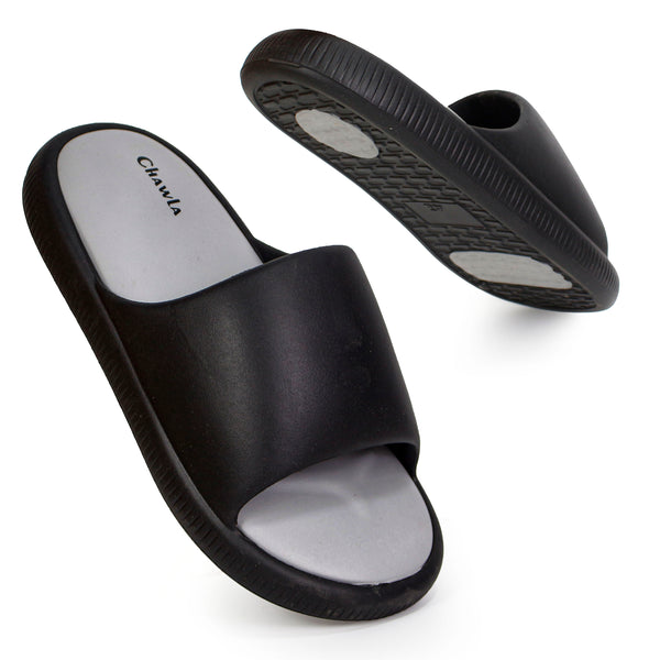 Double Sole Slides By Chawala | Comfy Slides For Men - [SL-CH5065-40/43]