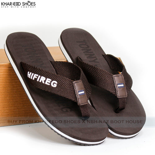 Imported Slippers For Men | Men's Double Strap Chappals - [BR526-39/44]