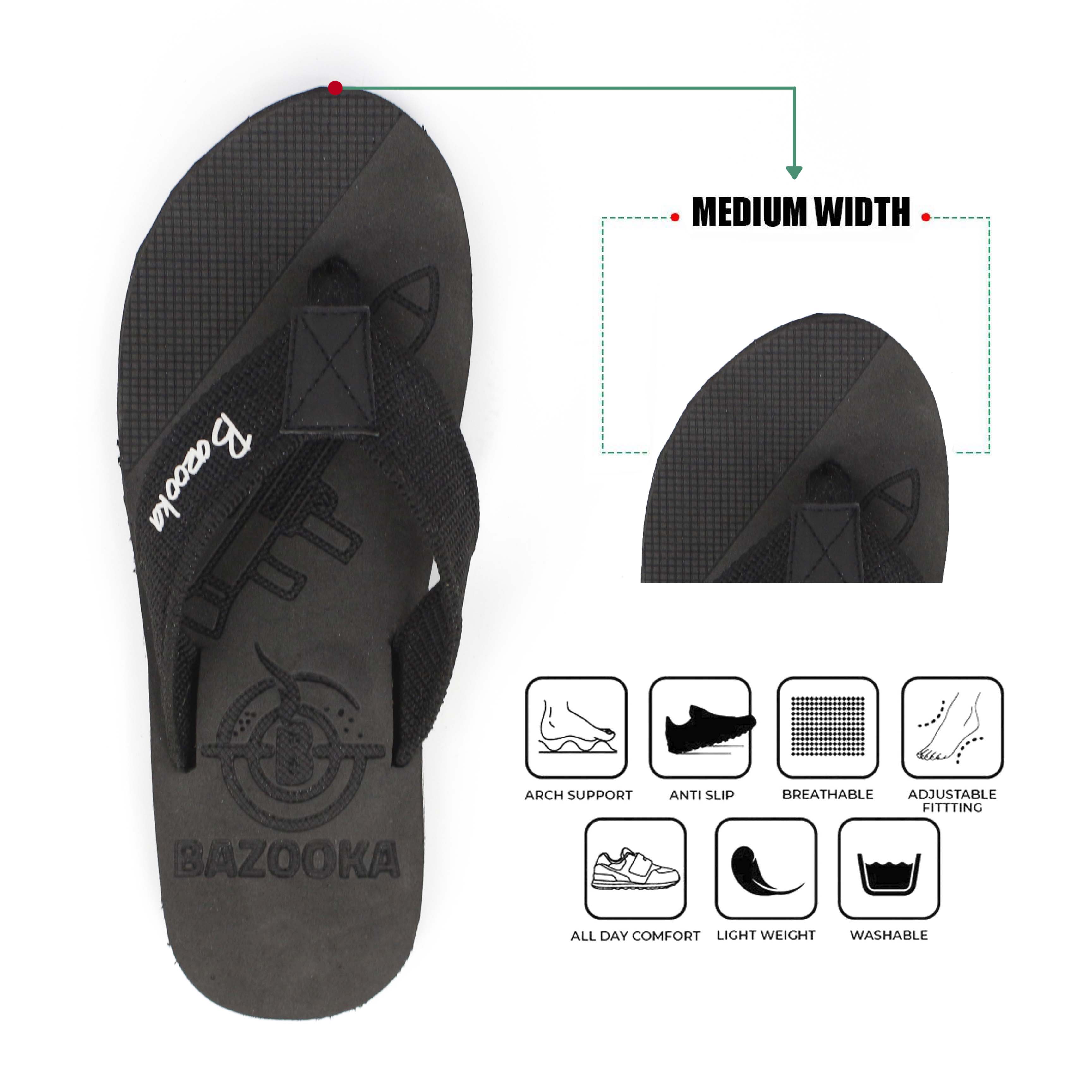 Buy Flip Flops For Men | Men's Daily Wear V Strap Chappal.