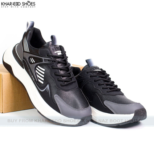 Jogger Shoes For Men | Men's Laced Sneakers - [4081-40/45]
