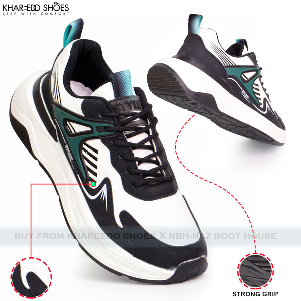 Jogger Shoes For Men | Men's Laced Sneakers - [4081-40/45]