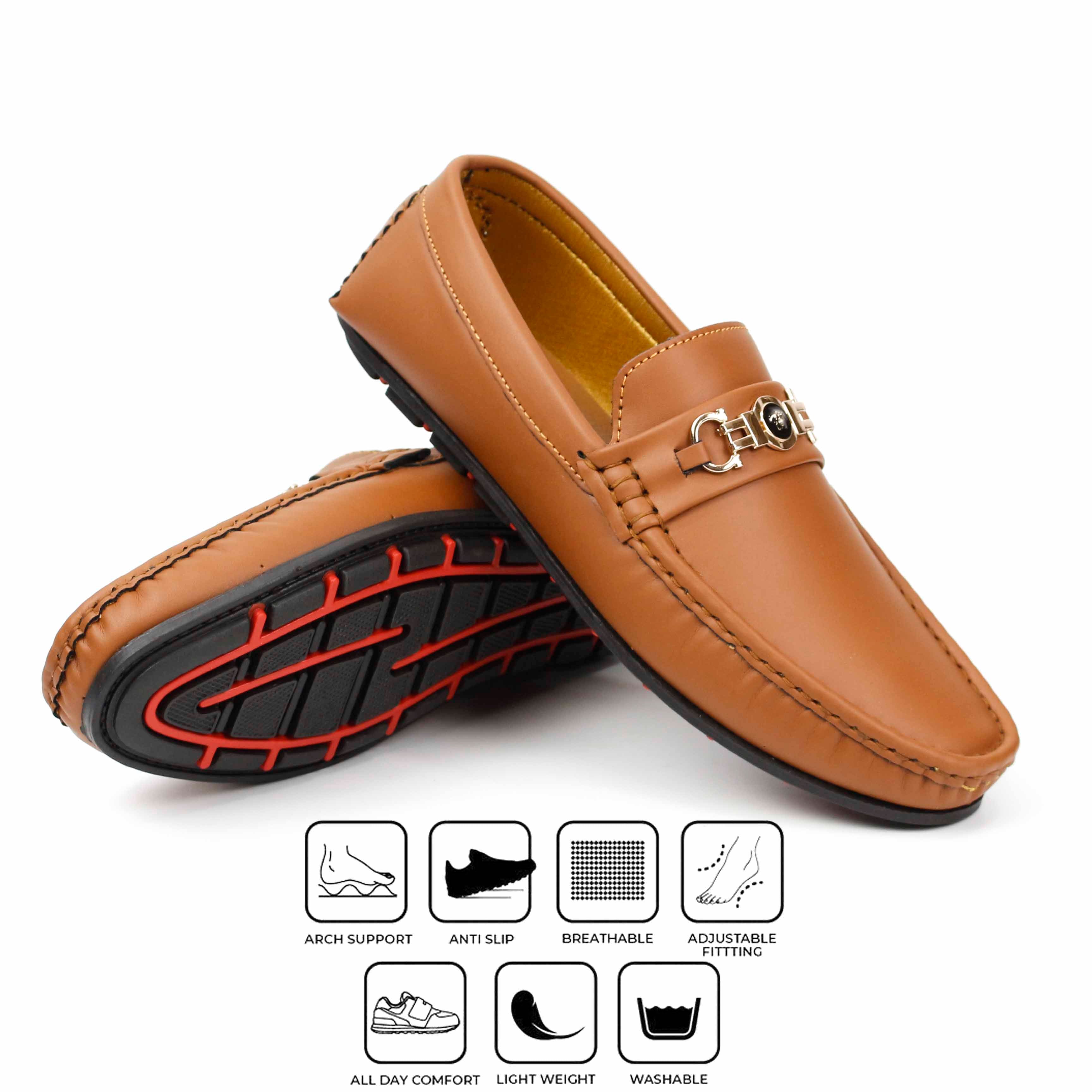 Buy Loafers for Men - Buckle Detail | Slip-On Formal Shoes