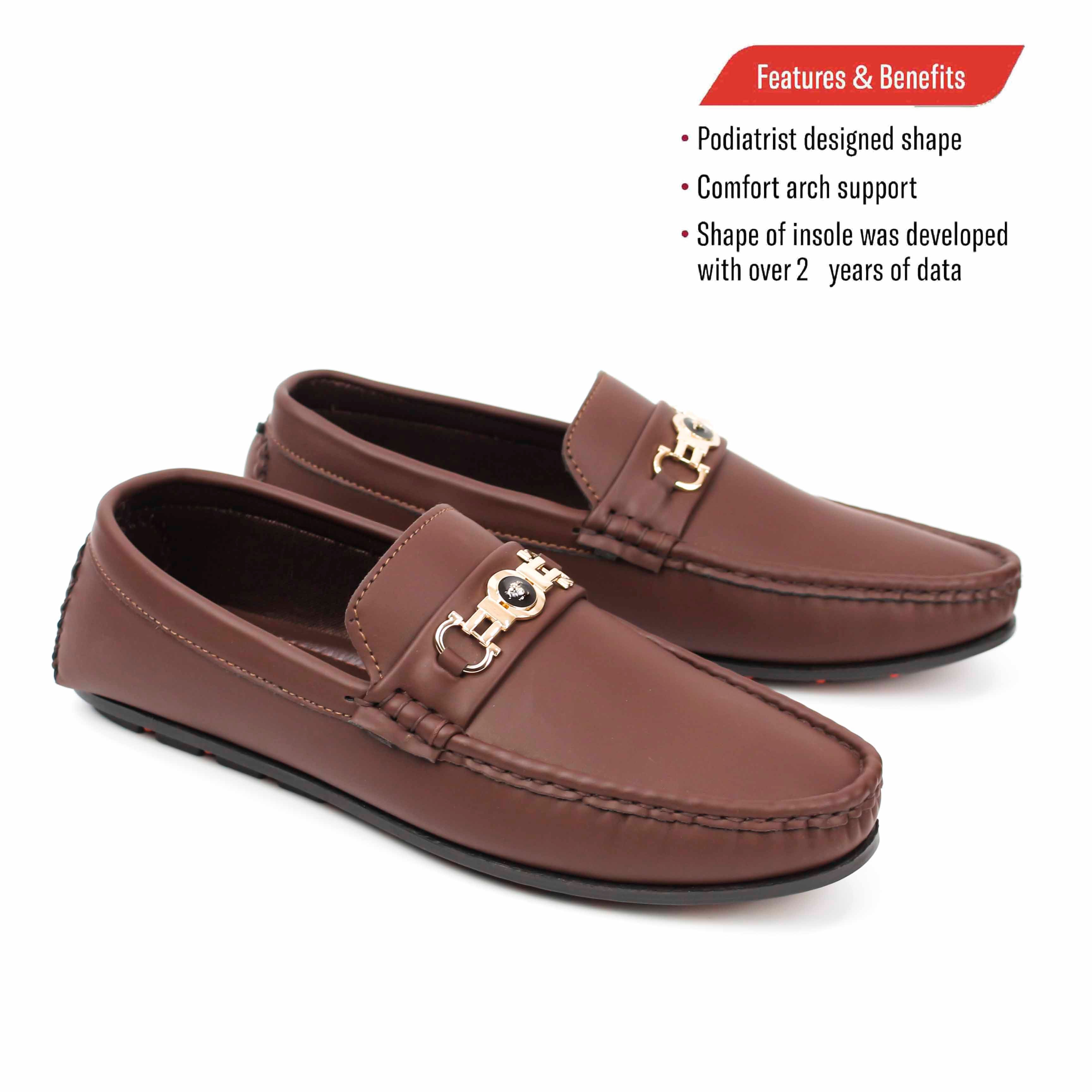 Buy Loafers for Men - Buckle Detail | Slip-On Formal Shoes