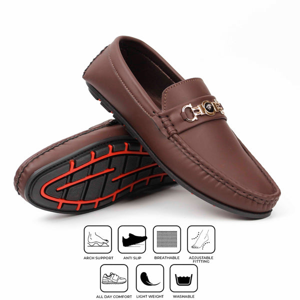 Buy Loafers For Men Buckled | Slip-On Formal Shoes - [LF1039-39/44]