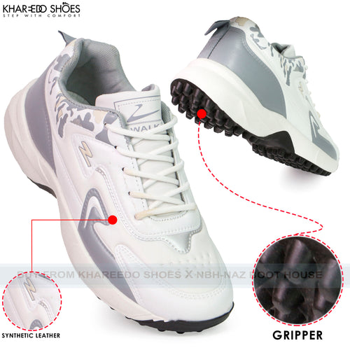 Jogger Shoes For Men | Men's Laced Gripper Sneakers - [4339-40/45]