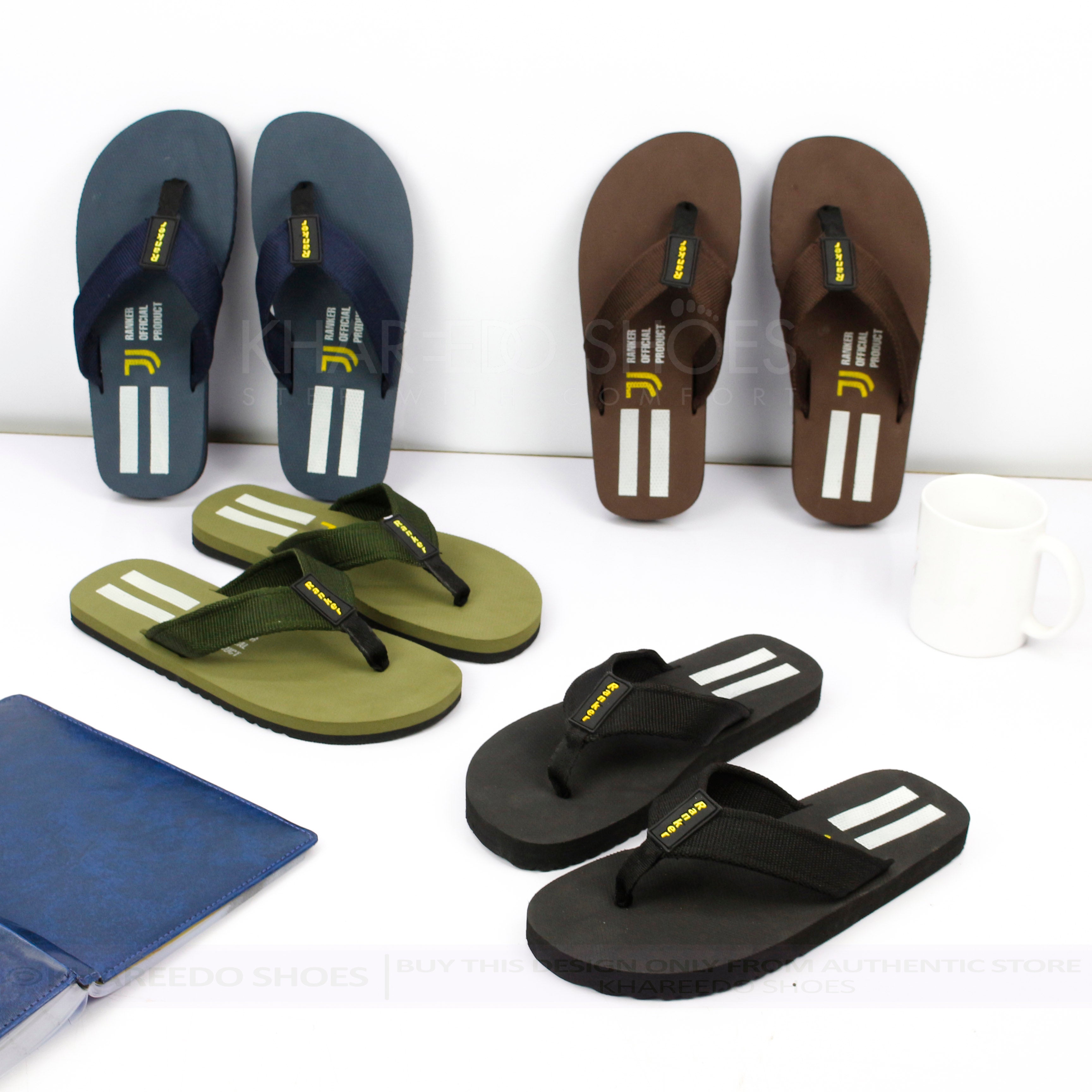 Buy Ranker Flip-Flop Slippers | Imported Material Chappal For Men.