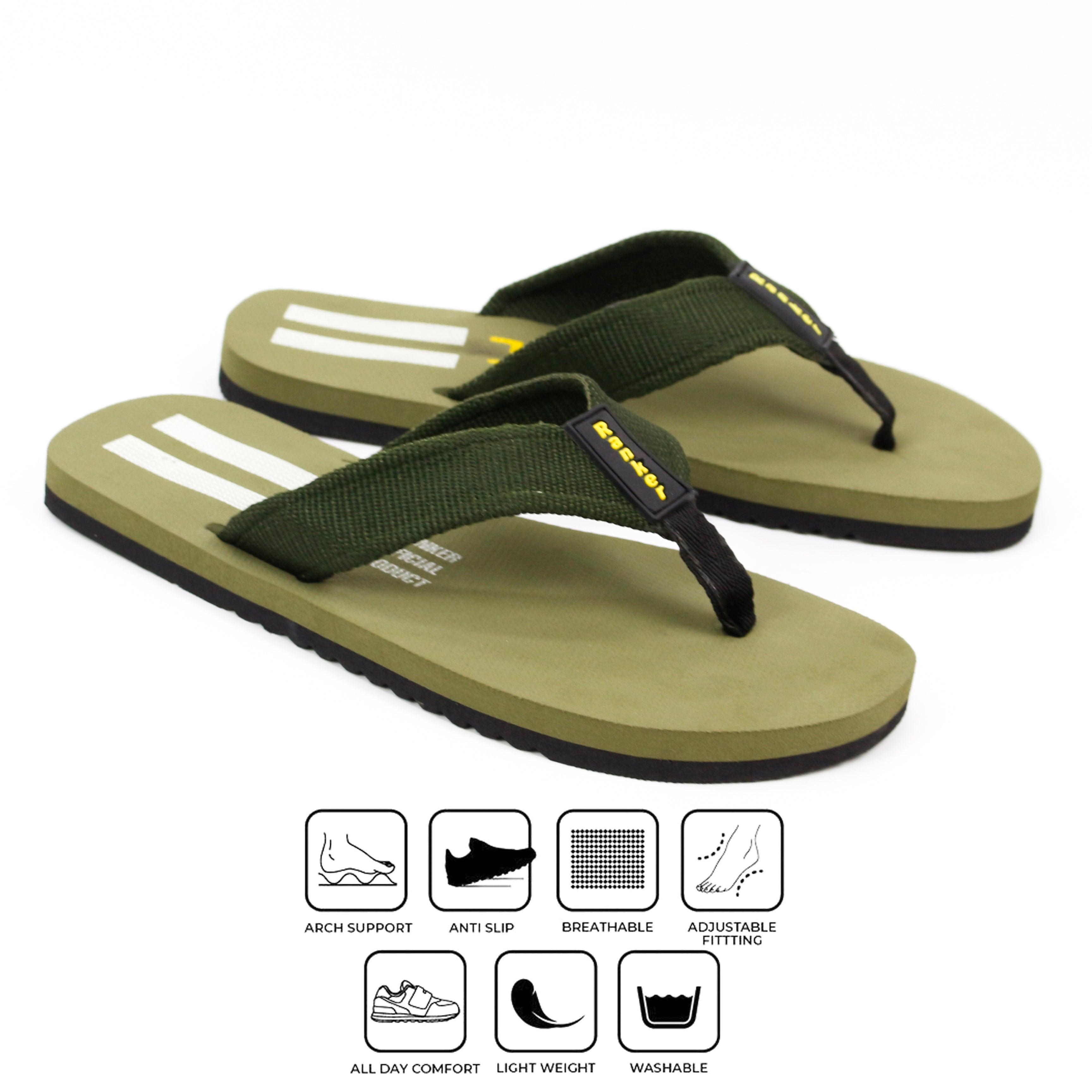 Buy Ranker Flip-Flop Slippers | Imported Material Chappal For Men.