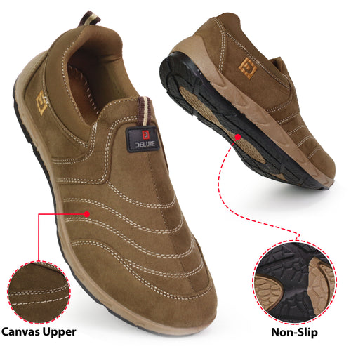 Men's Light Weight Canvas For Men | Men's Durable Skechers Shoe [4802-40/45]