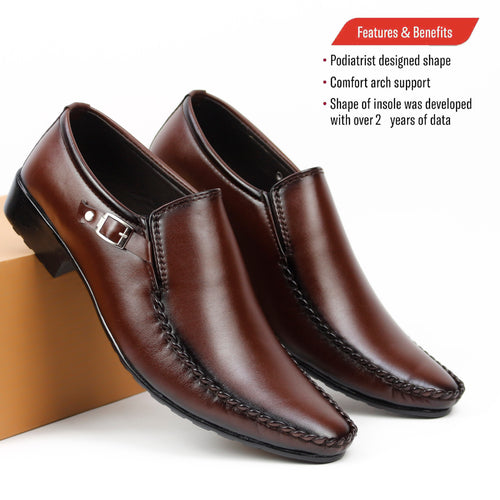 Pointed Buckled Formal Shoes For Men - [2015-39/44]