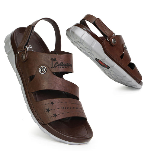 Buy Medicated Gel-Insole Sandals For Men | Men's Slippers And Sandals - [8881-39/44]