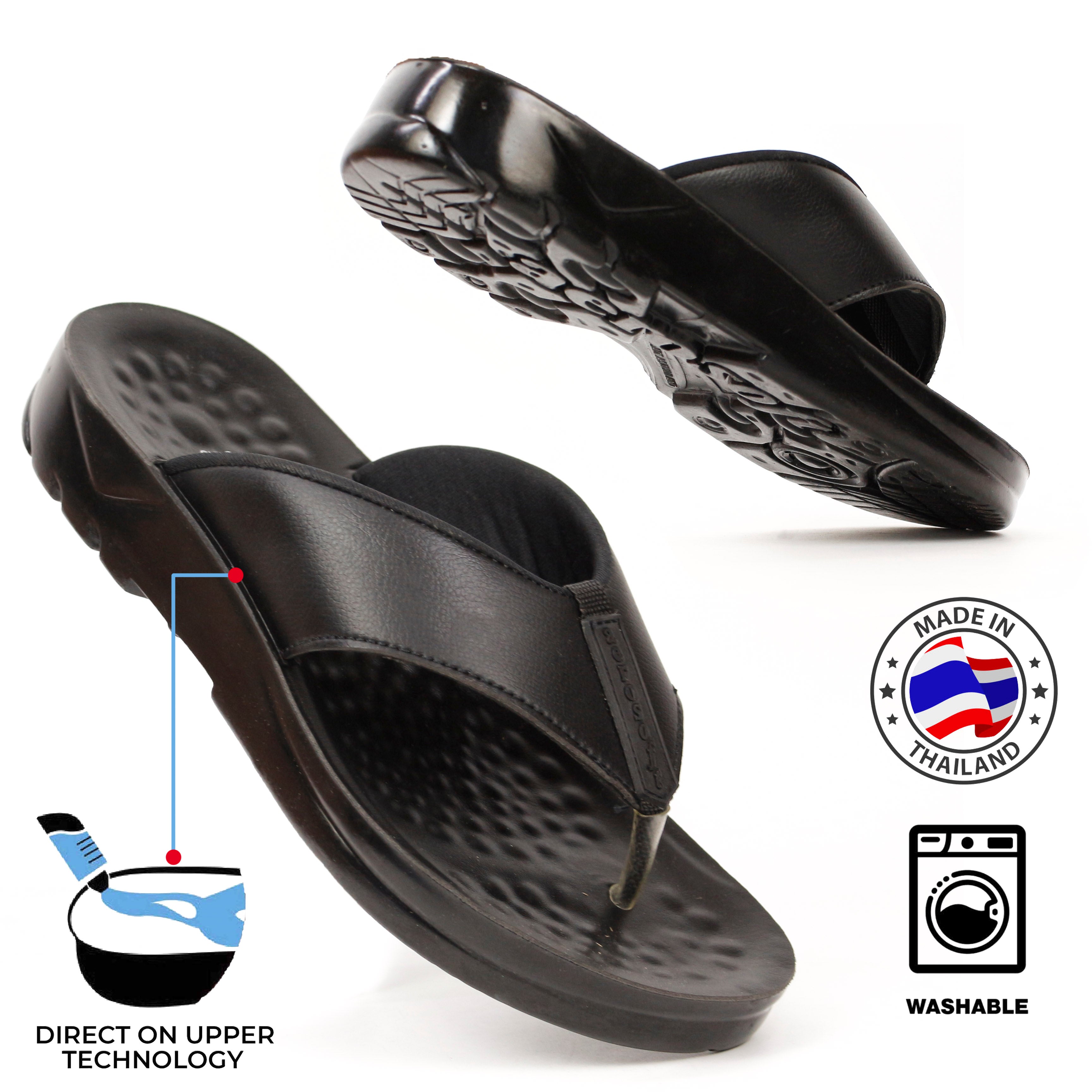 Aerosoft 5101 Medicated Slipper By Aerosoft For Men | V-Strap Thailand Material Chappal.