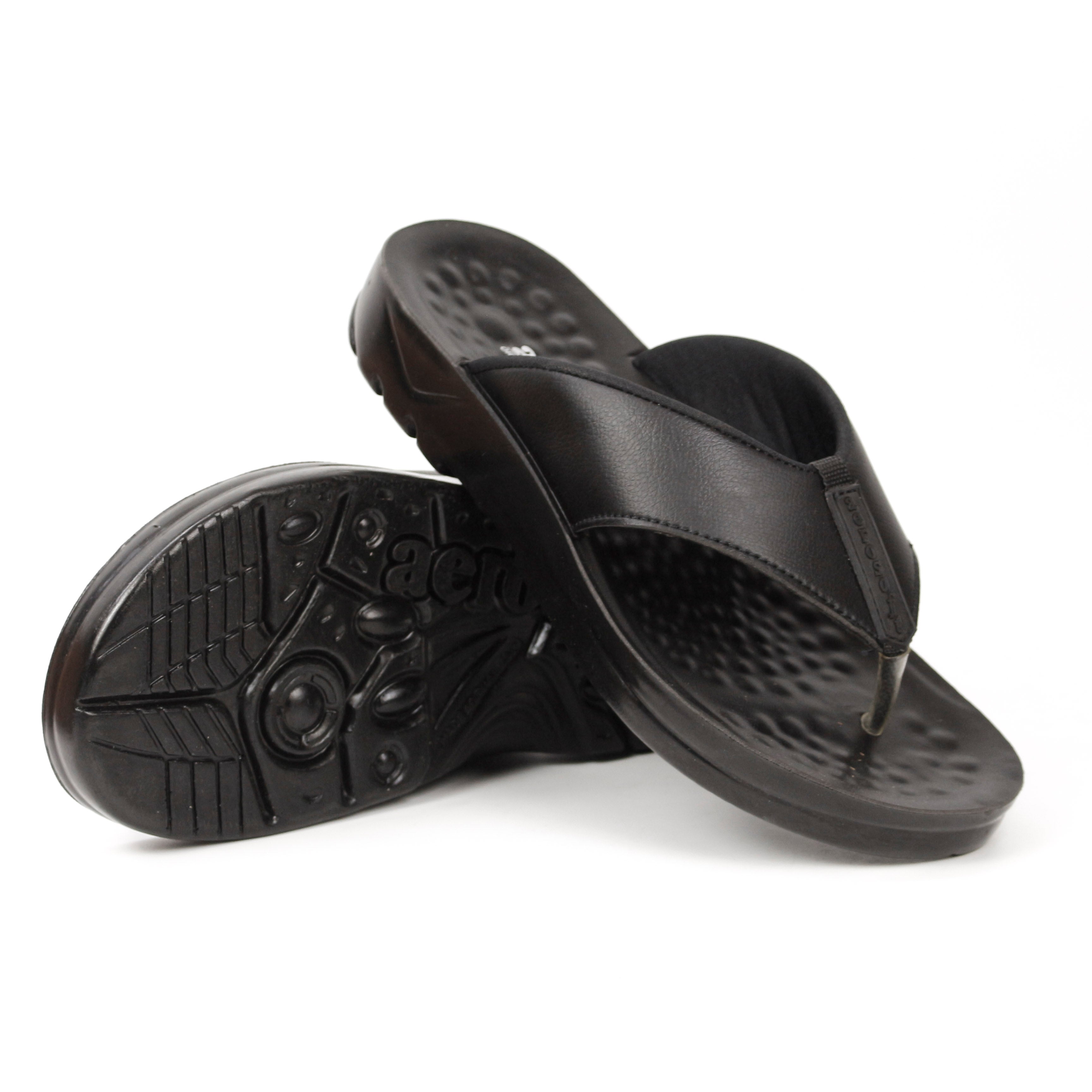 Aerosoft 5101 Medicated Slipper By Aerosoft For Men | V-Strap Thailand Material Chappal.