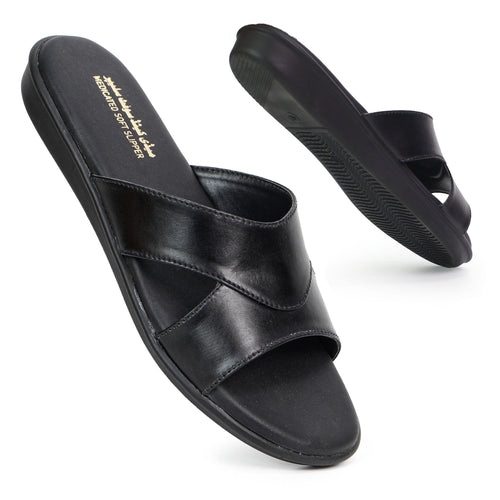 Sofy Women’s Daily Wear Comfort Slides – Durable Non-Slip Slipper for Home & Office [4211-NBH-36/42]